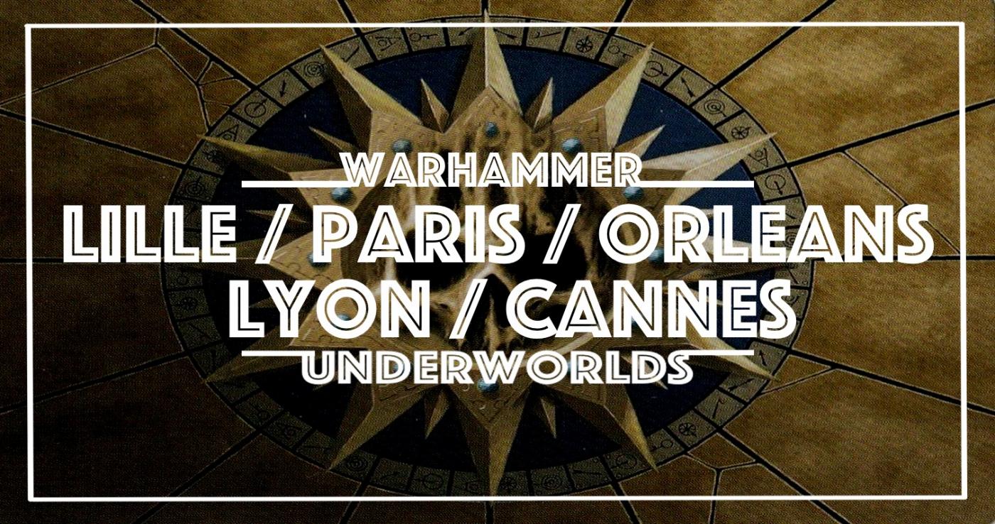 Qualifications régionales Underworlds : Lille / Paris / Orélans / Lyon / Cannes